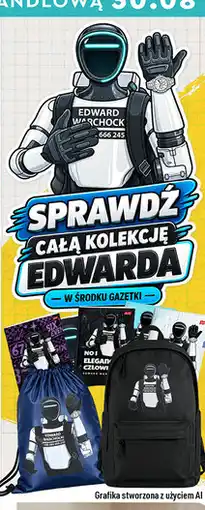 Biedronka Plecak lub worek Edward Warchock oferta