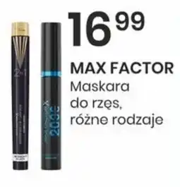 Sekret Urody Max Factor Maskara do rzęs, różne rodzaje oferta