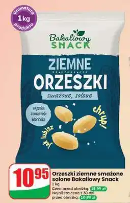 Dino Orzeszki ziemne smażone solone Bakaliowy Snack oferta