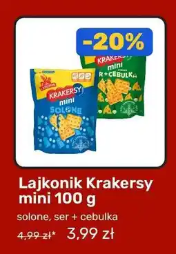 Biedronka Lajkonik Krakersy mini 100 g oferta
