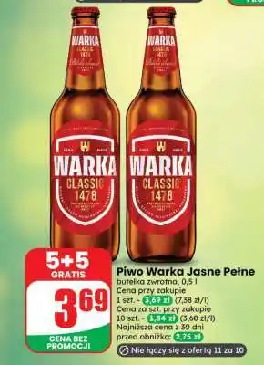 Dino Piwo Warka Jasne Pełne oferta