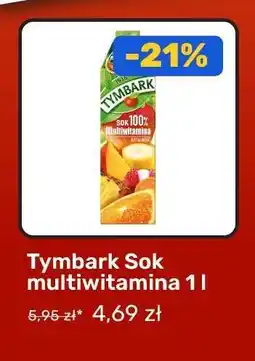 Biedronka Tymbark Sok multiwitamina 1l oferta