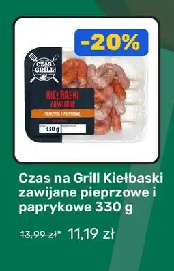 Biedronka Czas na Grill Kiełbaski zawijane pieprzowe i paprykowe 330 g oferta