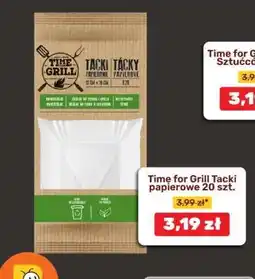 Biedronka Time for Grill Tacki papierowe 20 szt oferta