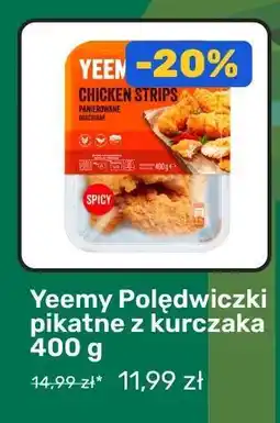 Biedronka Yeemy Polędwiczki pikantne z kurczaka 400 g oferta