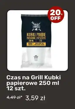 Biedronka Czas na Grill Kubki papierowe 250 ml 12 szt oferta