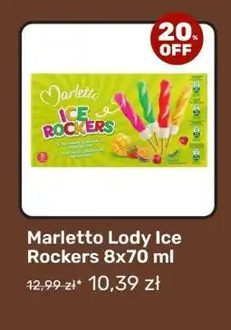 Biedronka Marletto Lody Ice Rockers 8x70 ml oferta