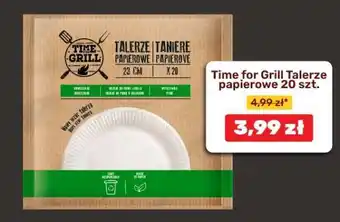 Time for Grill Talerze papierowe 20 szt
