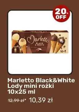 Biedronka Marletto Black&White Lody mini rożki 10x25 ml oferta