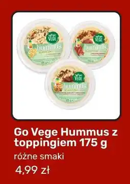 Biedronka Go Vege Hummus z toppingiem 175 g oferta