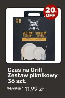 Biedronka Czas na Grill Zestaw piknikowy 36 szt oferta
