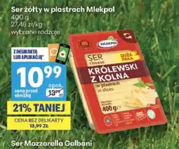 Delikatesy Centrum Ser żółty w plastrach Mlekpolski oferta