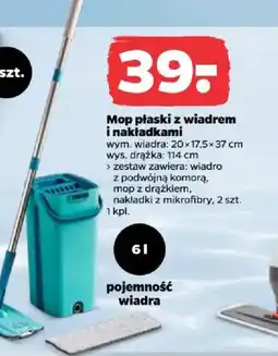 Netto Mop płaski z wiadrem i nakładkami oferta