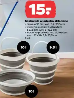 Netto Miska lub wiaderko składane oferta