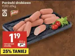 Delikatesy Centrum Parówki drobiowe yano oferta