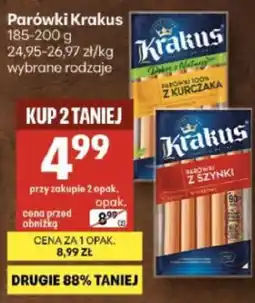 Delikatesy Centrum Parówki Krakus oferta