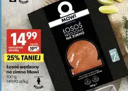 Delikatesy Centrum Łosoś wędzony na zimno mowi oferta