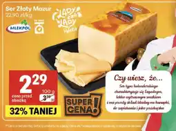 Delikatesy Centrum Ser Złoty Mazur oferta