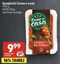 Delikatesy Centrum Spaghetti Come a casa oferta