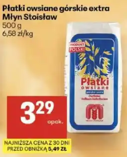 Delikatesy Centrum Płatki owsiane górskie extra Młyn Stoław oferta