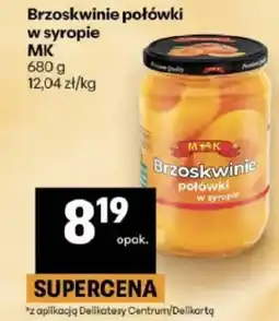 Delikatesy Centrum Brzoskwinie połówki w syropie MK oferta