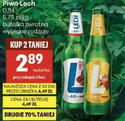Delikatesy Centrum Piwo Lech oferta