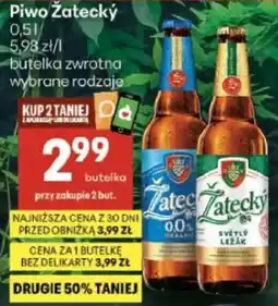 Delikatesy Centrum Piwo Żatecky oferta