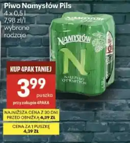 Delikatesy Centrum Piwo Namysłów Pils oferta
