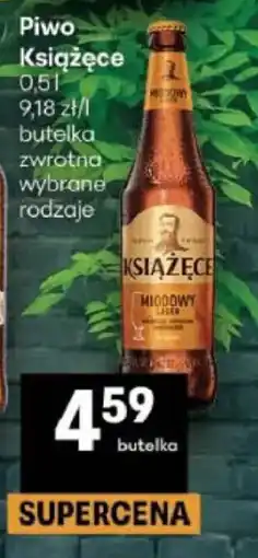 Delikatesy Centrum Piwo Książęce Miódowy Lager oferta