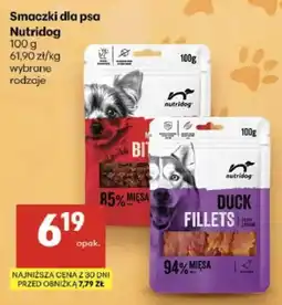 Delikatesy Centrum Smaczki dla psa Nutridog oferta