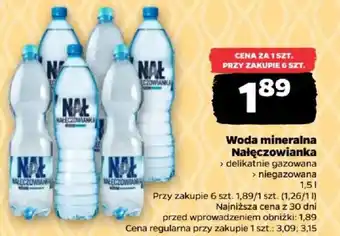 Woda mineralna Nałeczowianka