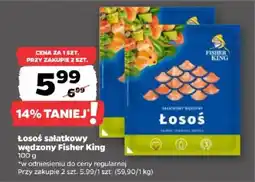 Netto Łosoś sałatkowy wędzony Fisher King oferta