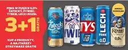 Netto Piwa w puszce 0,0% Żatecky, Żywiec, Tyskie, Lech i Kożel oferta