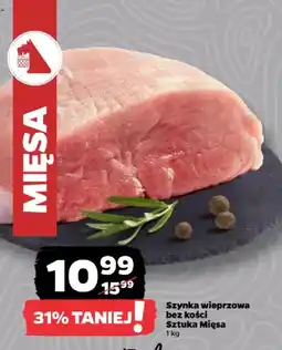 Netto Szynka wieprzowa bez kości Sztuka Mięsa oferta