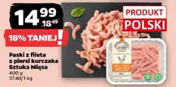 Netto Paski z fileta z piersi kurczaka Sztuka Mięsa oferta