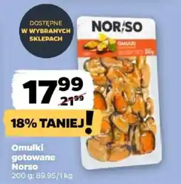 Netto Omułki gotowane Norso oferta