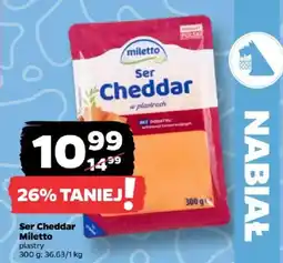 Netto Ser Cheddar Miletto oferta