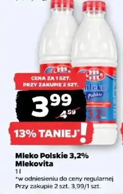 Netto Mleko Polskie 3,2% Mlekovita oferta