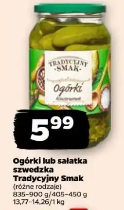 Netto Ogórki Tradycyjny Smak oferta