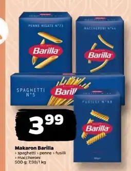 Netto Makaron Barilla oferta