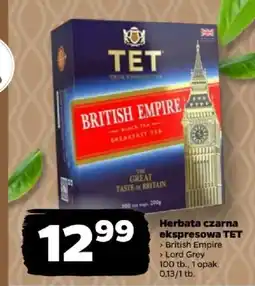 Netto Herbata czarna ekspresowa TET British Empire oferta