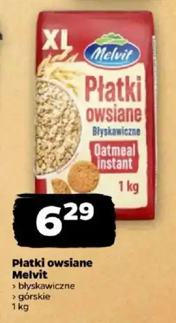 Netto Płatki owsiane Melvit blyskawiczne oferta