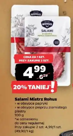 Netto Salami Mistrz Rohus oferta