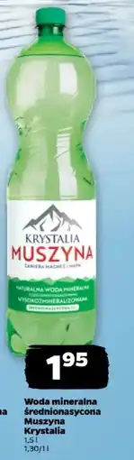 Netto Woda mineralna średnionasycona Muszyna Krystalia oferta