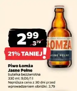 Netto Piwo Łomża Jasne Pełne oferta