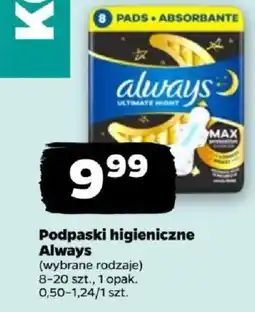 Netto Podpaski higieniczne Always oferta