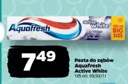 Netto Pasta do zębów Aquafresh Active White oferta