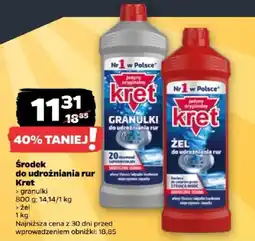 Netto Środek do udrożniania rur Kret oferta