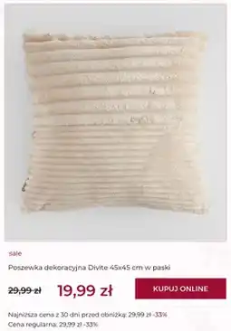 Home&You Poszewka dekoracyjna Divite 45x45 cm w paski oferta