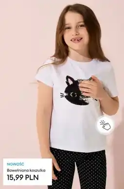 Sinsay Bawełniana koszulka oferta
